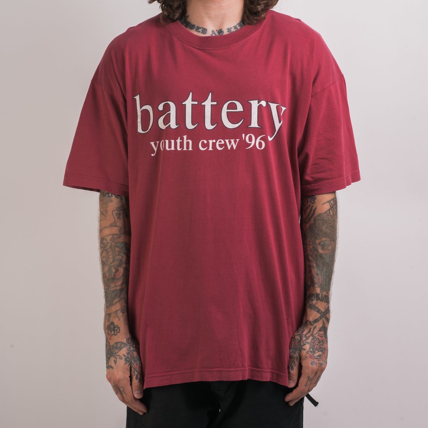 Vintage 1996 Battery Until The End T-Shirt