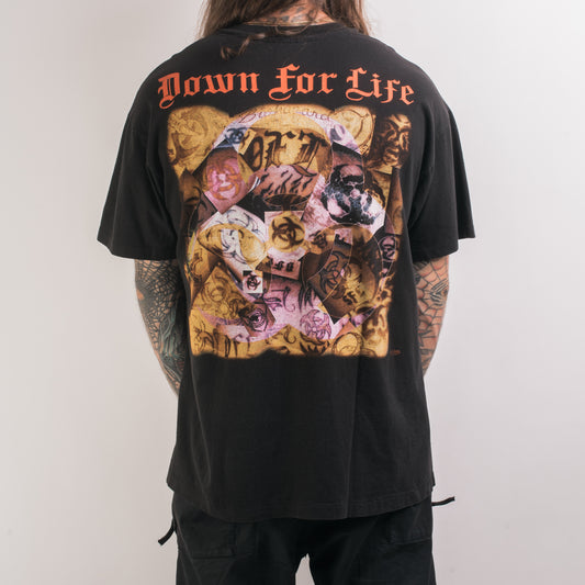 Vintage 90’s Biohazard Down For Life T-Shirt