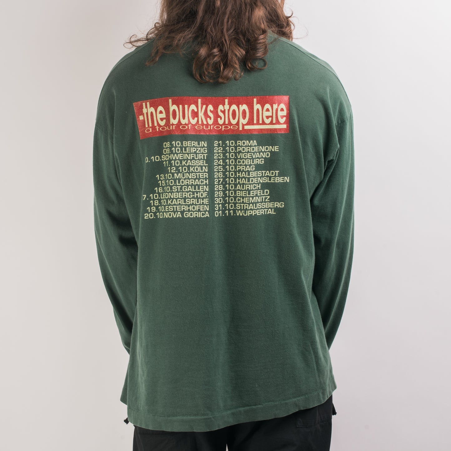 Vintage 90’s Integeity The Bucks Stop Here Tour Longsleeve