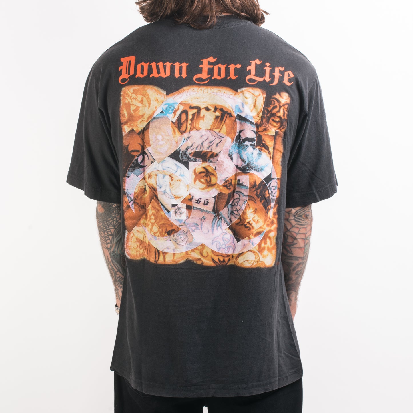 Vintage 90’s Biohazard Down For Life T-Shirt