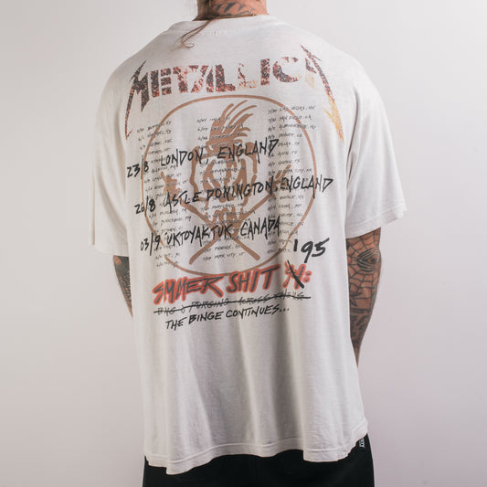 Vintage 1995 Metallica Summer Shit Tour T-Shirt