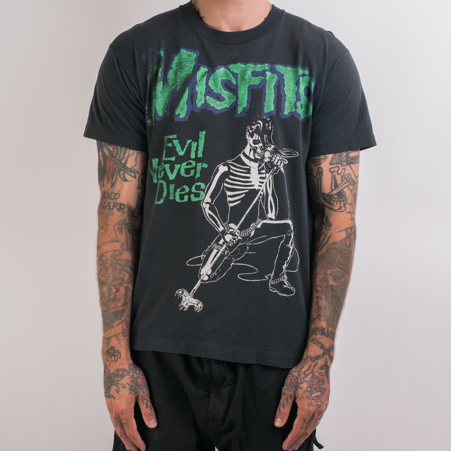 Vintage 80’s Misfits Evil Never Dies T-Shirt