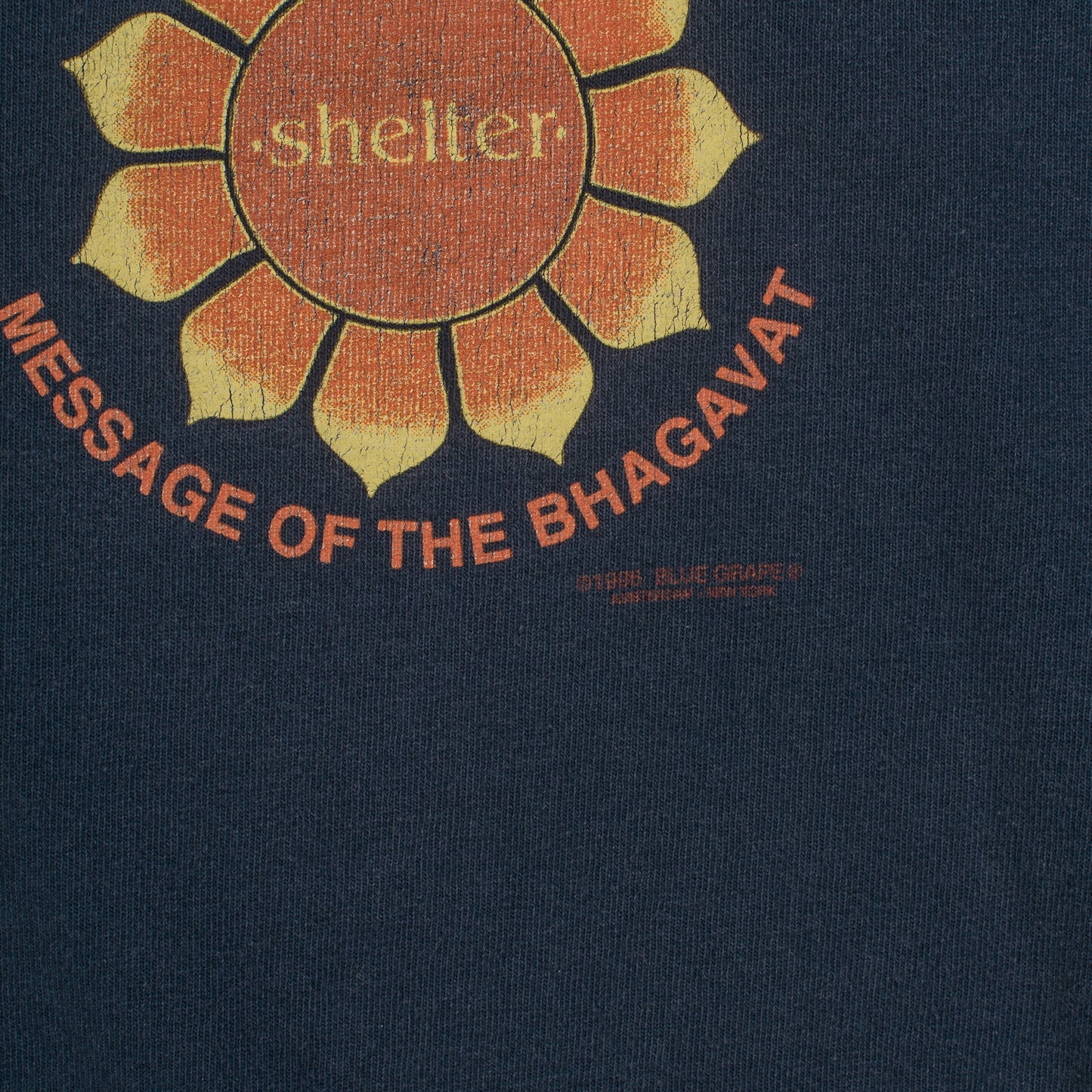 Vintage 1996 Shelter Message Of The Bhagavat T-Shirt