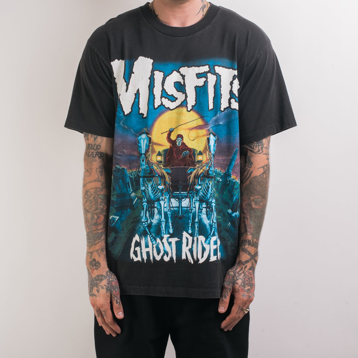 Vintage 1995 Misfits Ghost Riders T-Shirt