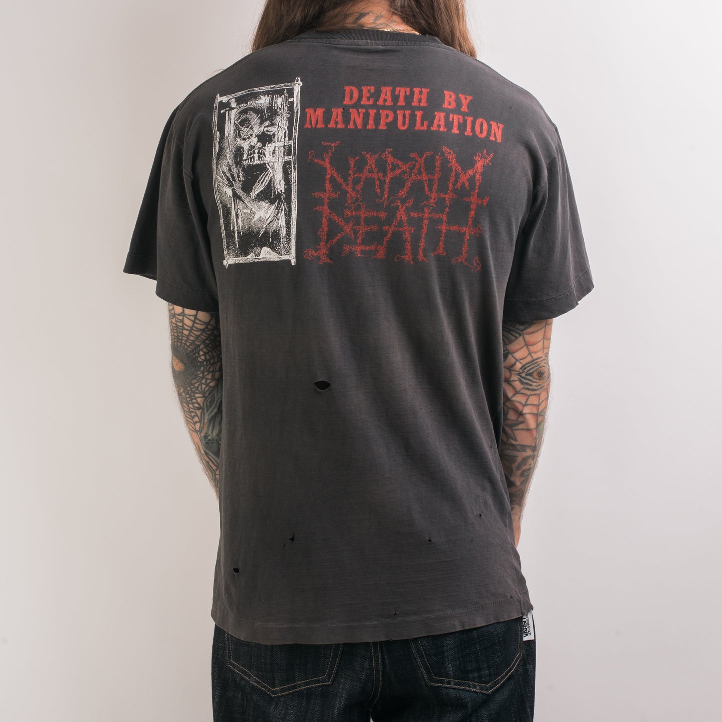 Vintage 90’s Napalm Death Death By Manipulation T-Shirt