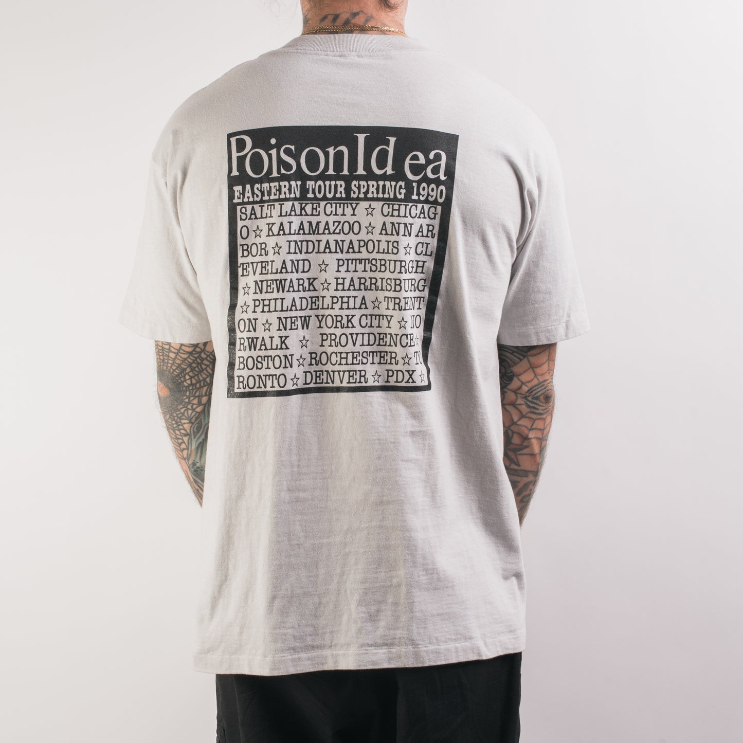 Vintage 1990 Poison Idea Tour T-Shirt