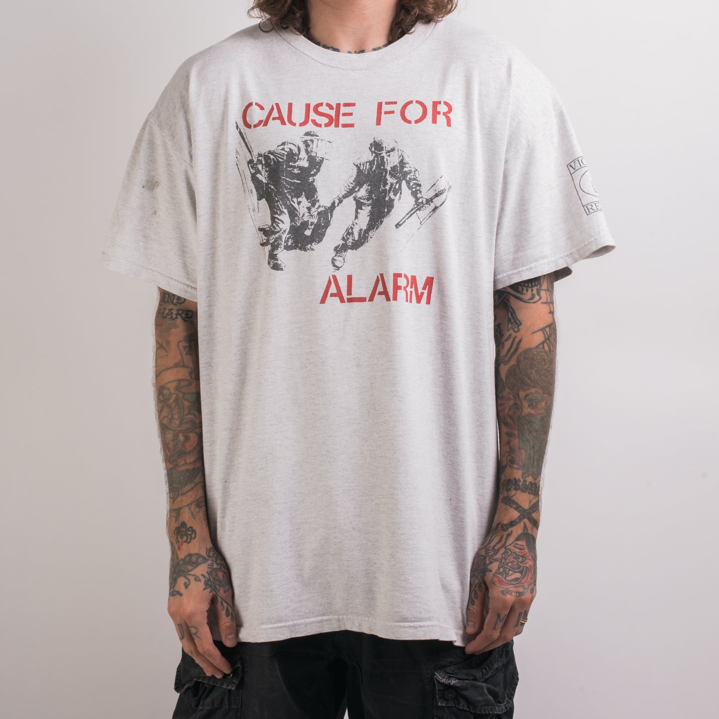 Vintage 90’s Cause For Alarm Time Will Tell T-Shirt