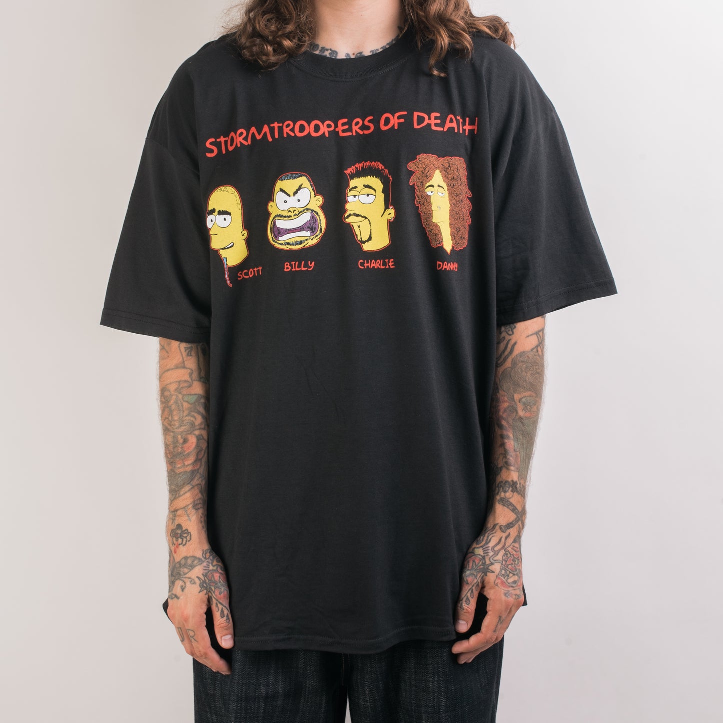 Vintage SOD Stormtroopers Of Death Simpsons T-Shirt