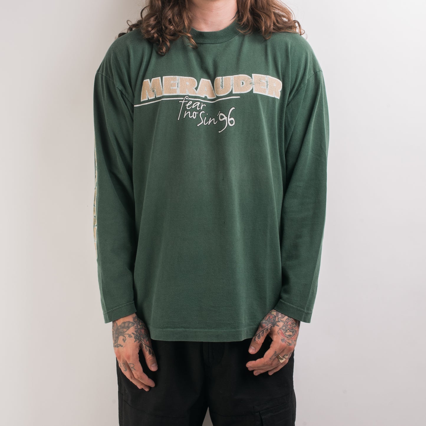 Vintage 1996 Merauder Fear No Sin Tour Longsleeve