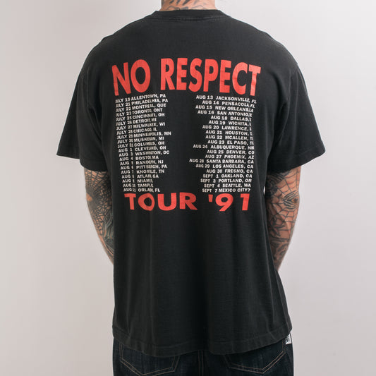 Vintage 1991 Sick Of It All No Respect Tour T-Shirt