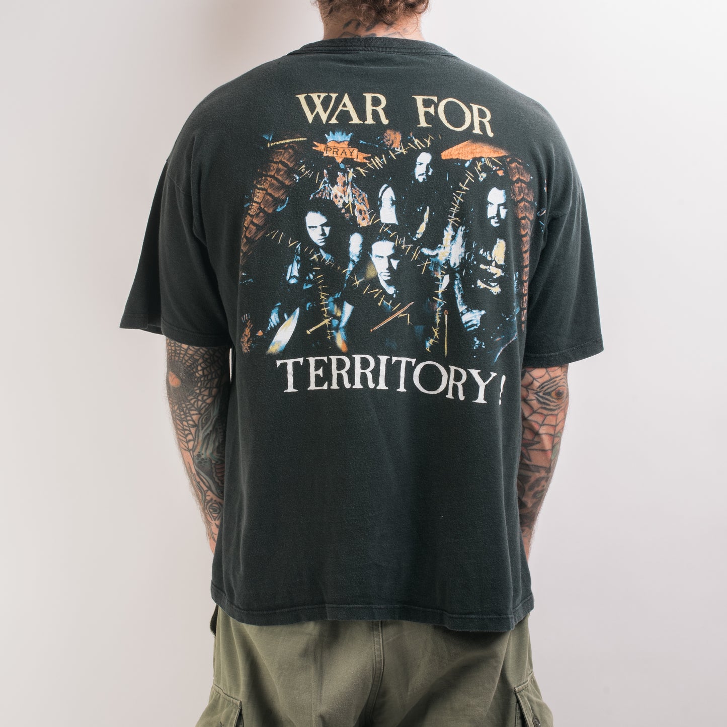 Vintage 1993 Sepultura War For Territory T-Shirt