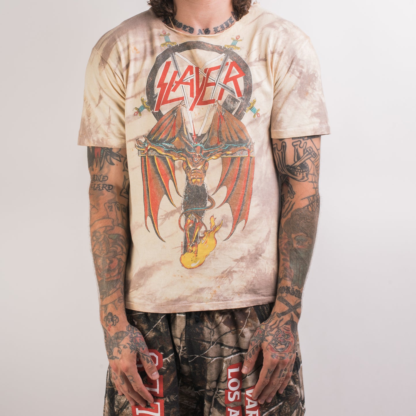 Vintage 1988 Slayer Tie Dye T-Shirt