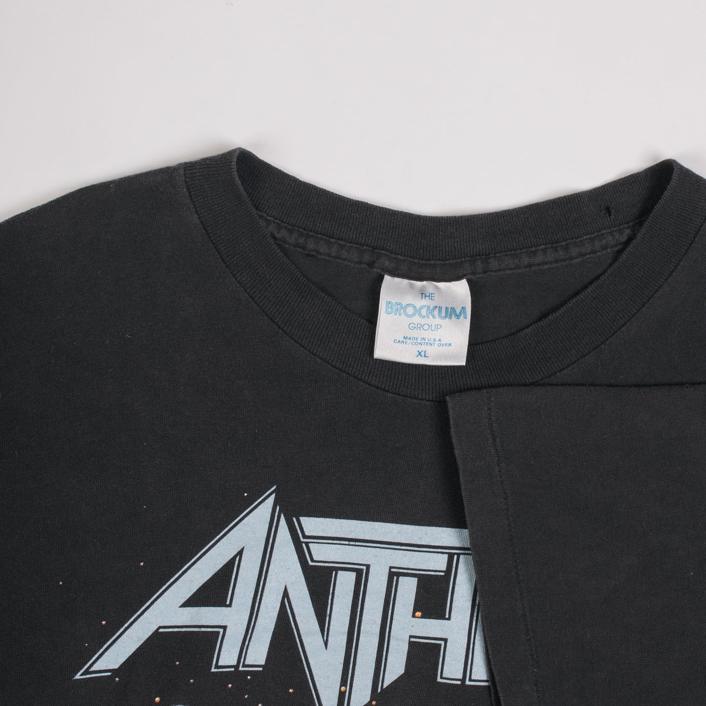 Vintage 1990 Anthrax Persistence Of Time Tour T-Shirt