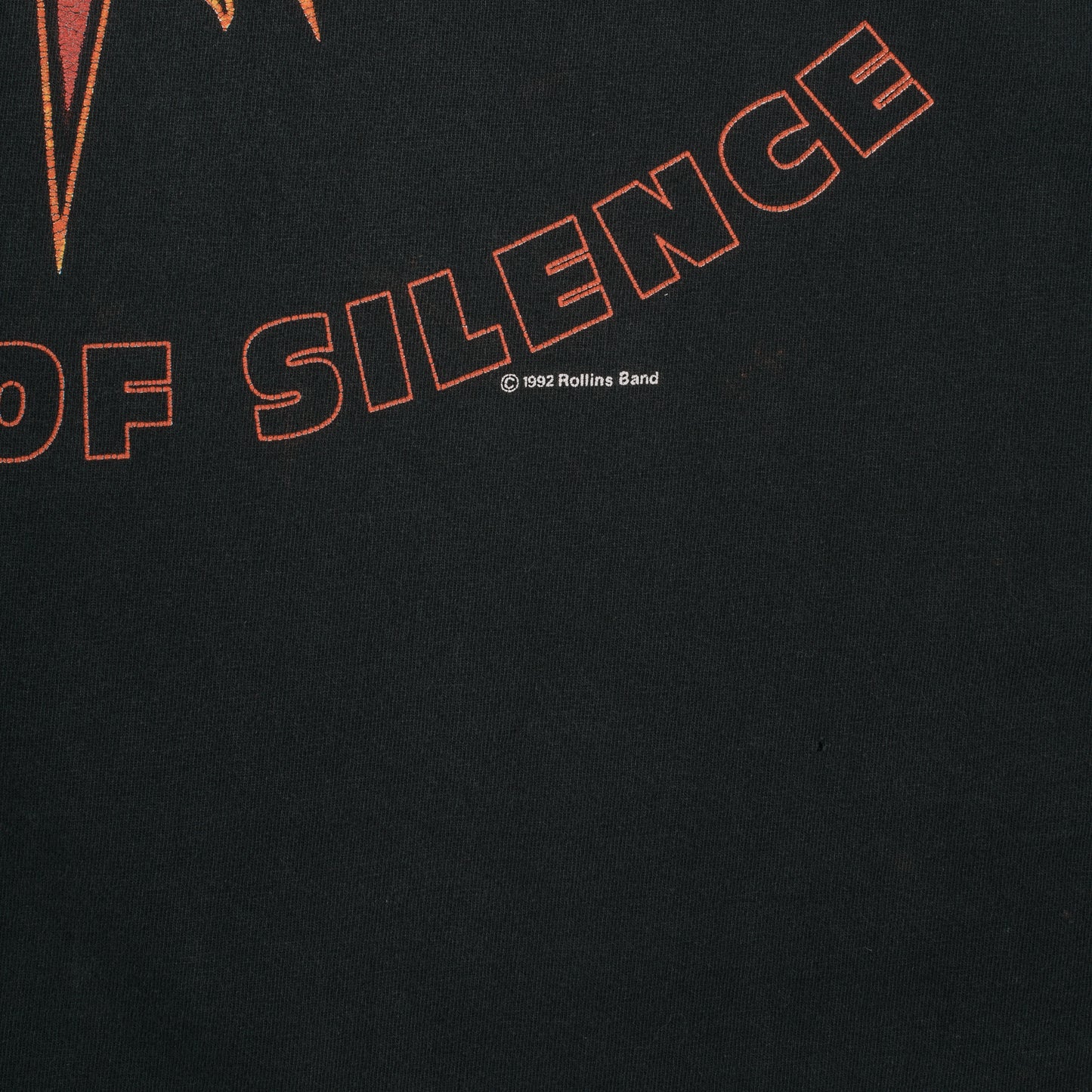 Vintage 1992 Rollins Band Silence Sucks T-Shirt