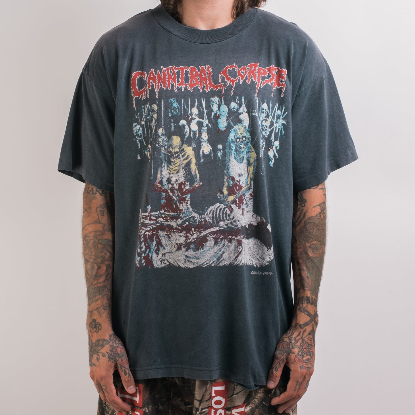 Vintage 90’s Cannibal Corpse Butchered At Birth T-Shirt