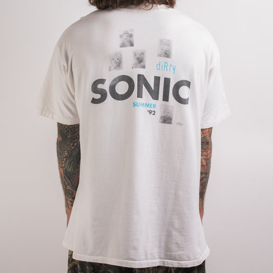 Vintage 1992 Sonic Youth Dirty Summer Tour T-Shirt