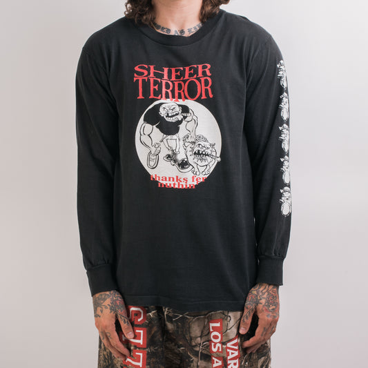 Vintage 90’s Sheer Terror Thanks Fer Nuthin’ Tour Longsleeve