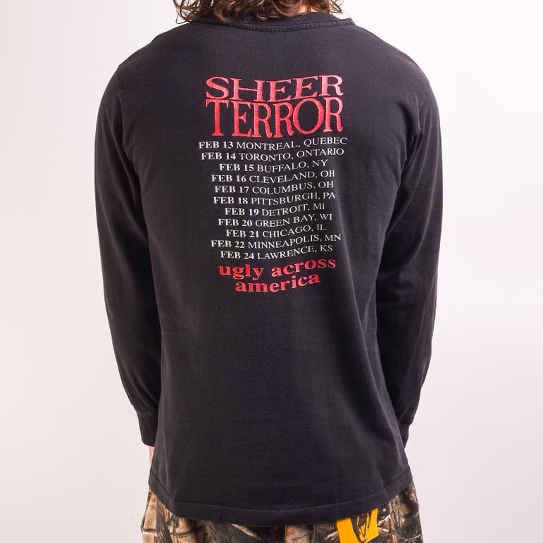 Vintage 90’s Sheer Terror Thanks Fer Nuthin’ Tour Longsleeve