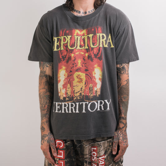 Vintage 1993 Sepultura War For Territory T-Shirt