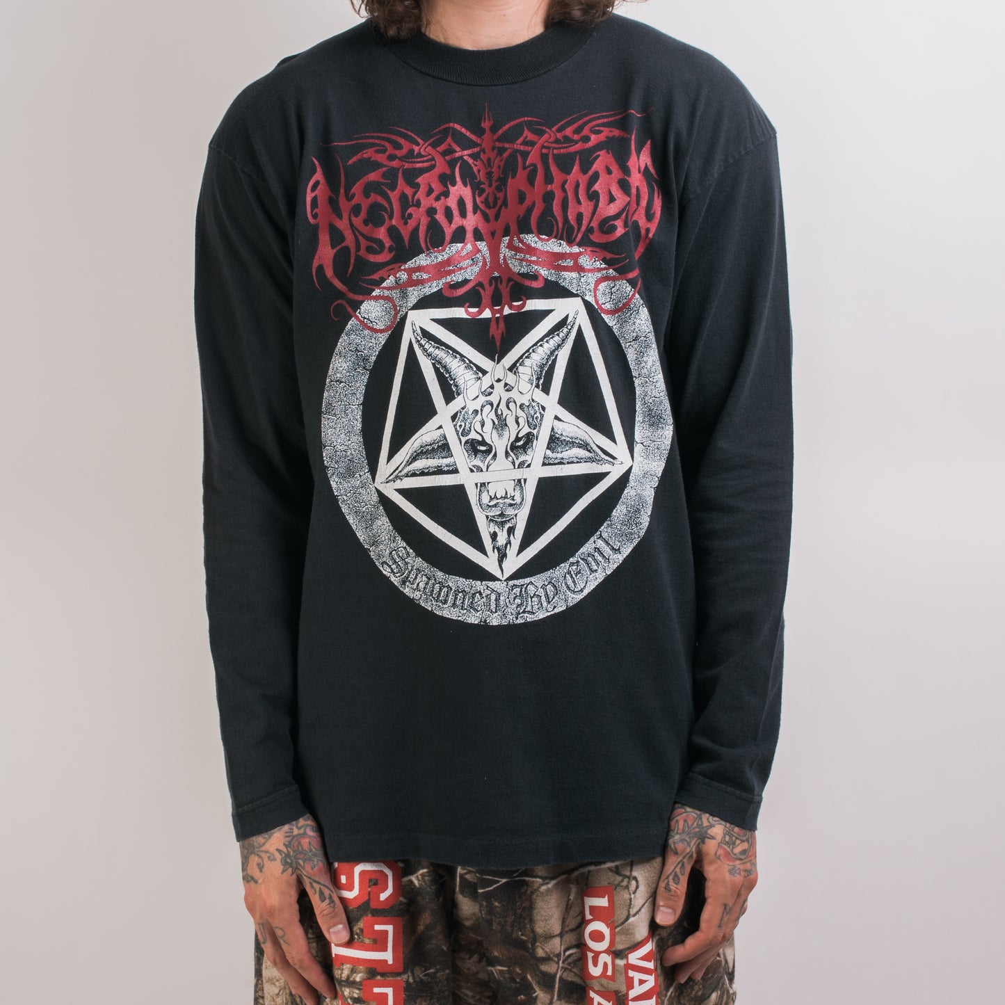 Vintage 90’s Necrophobic Spawned By Evil Longsleeve