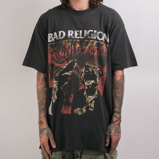 Vintage 1993 Bad Religion Recipe For Hate Tour T-Shirt