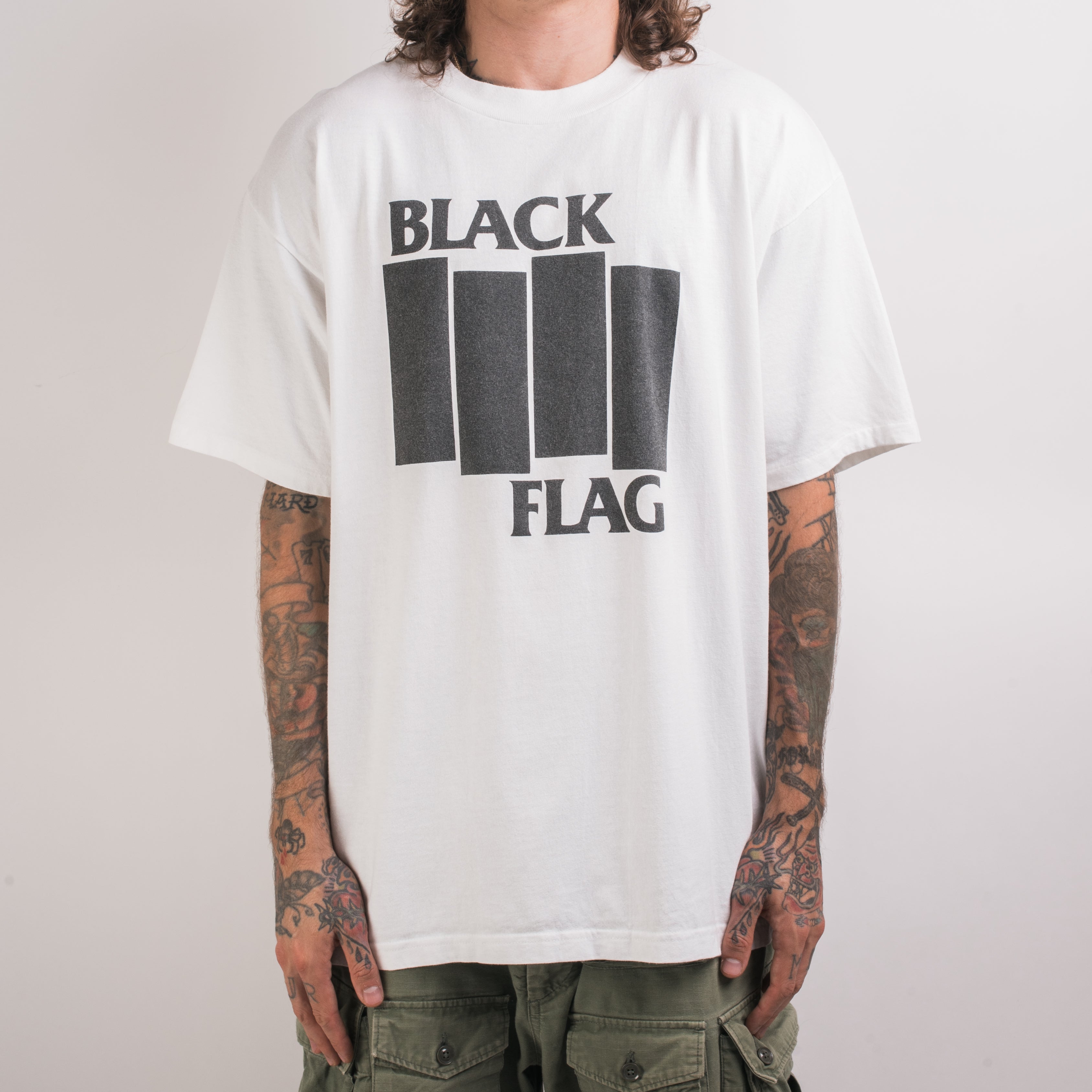 90s Black Flag vintage Tシャツ ブラックフラッグ - メンズ