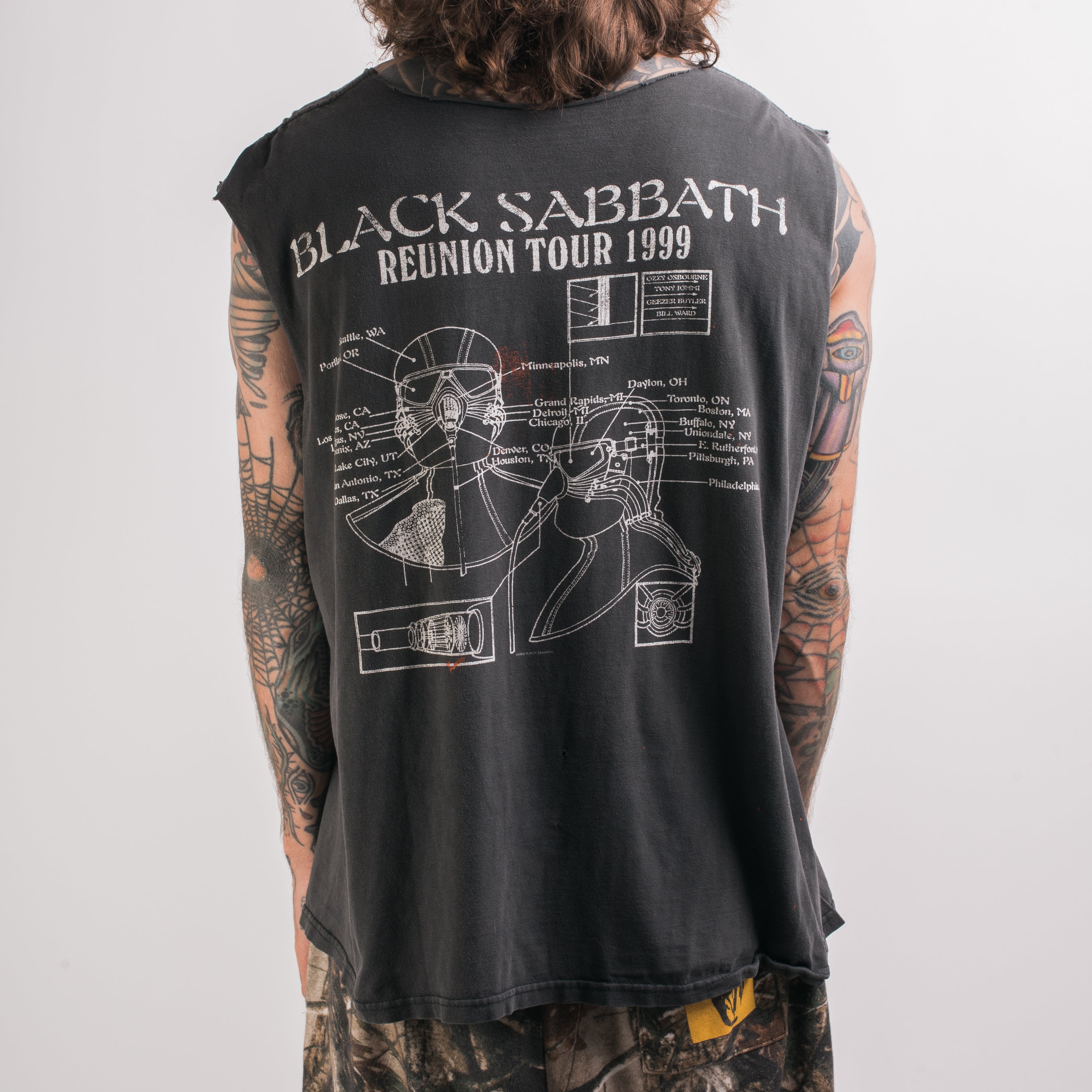 Vintage 1999 Black Sabbath Reunion Tour T-Shirt