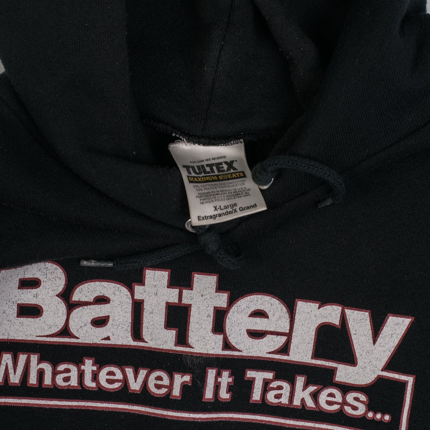 Vintage 90’s Battery Whatever It Takes Hoodie