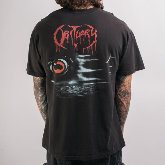 Vintage 1994 Obituary Cause Of Death T-Shirt