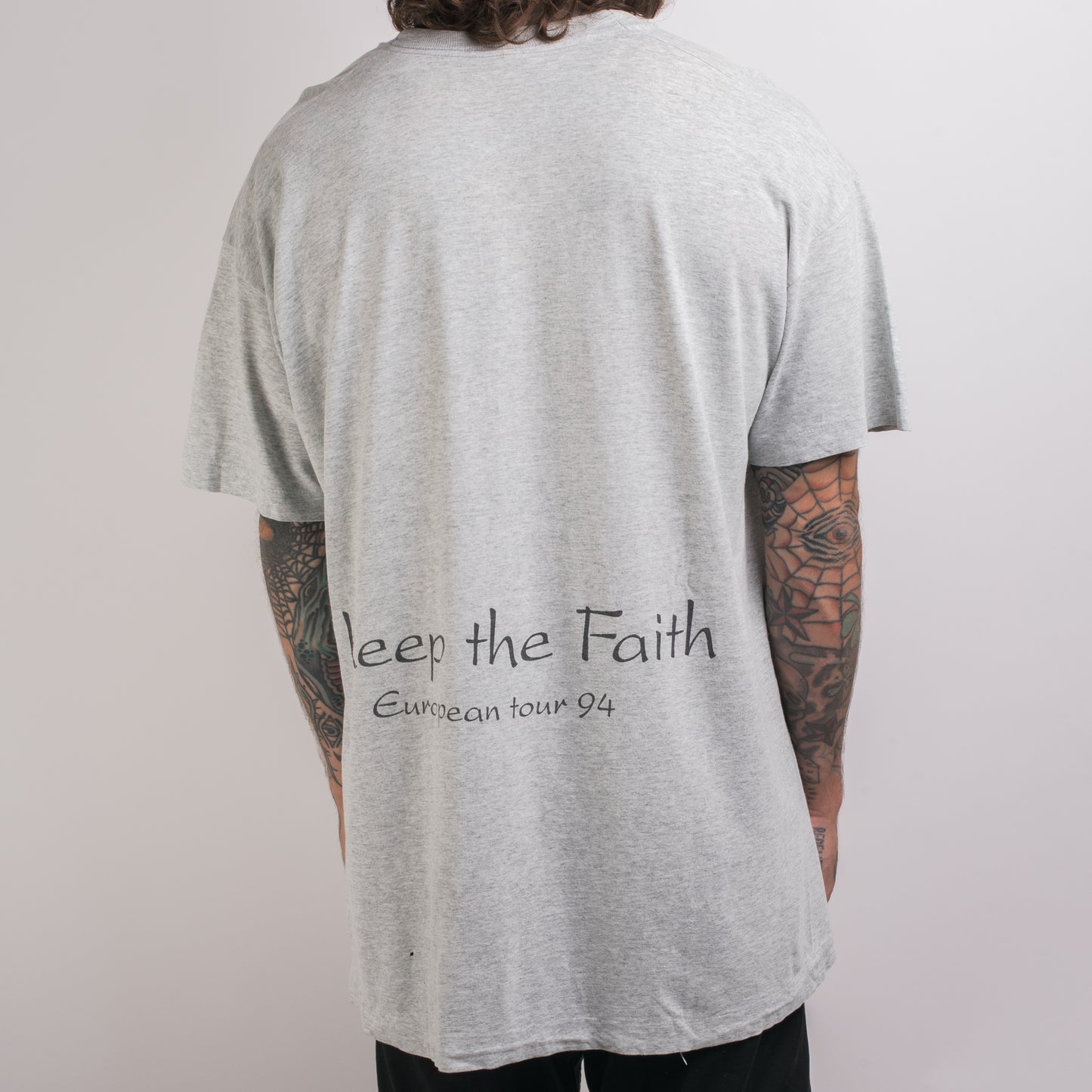 Vintage 1994 The Business Keep The Faith Euro Tour T-Shirt