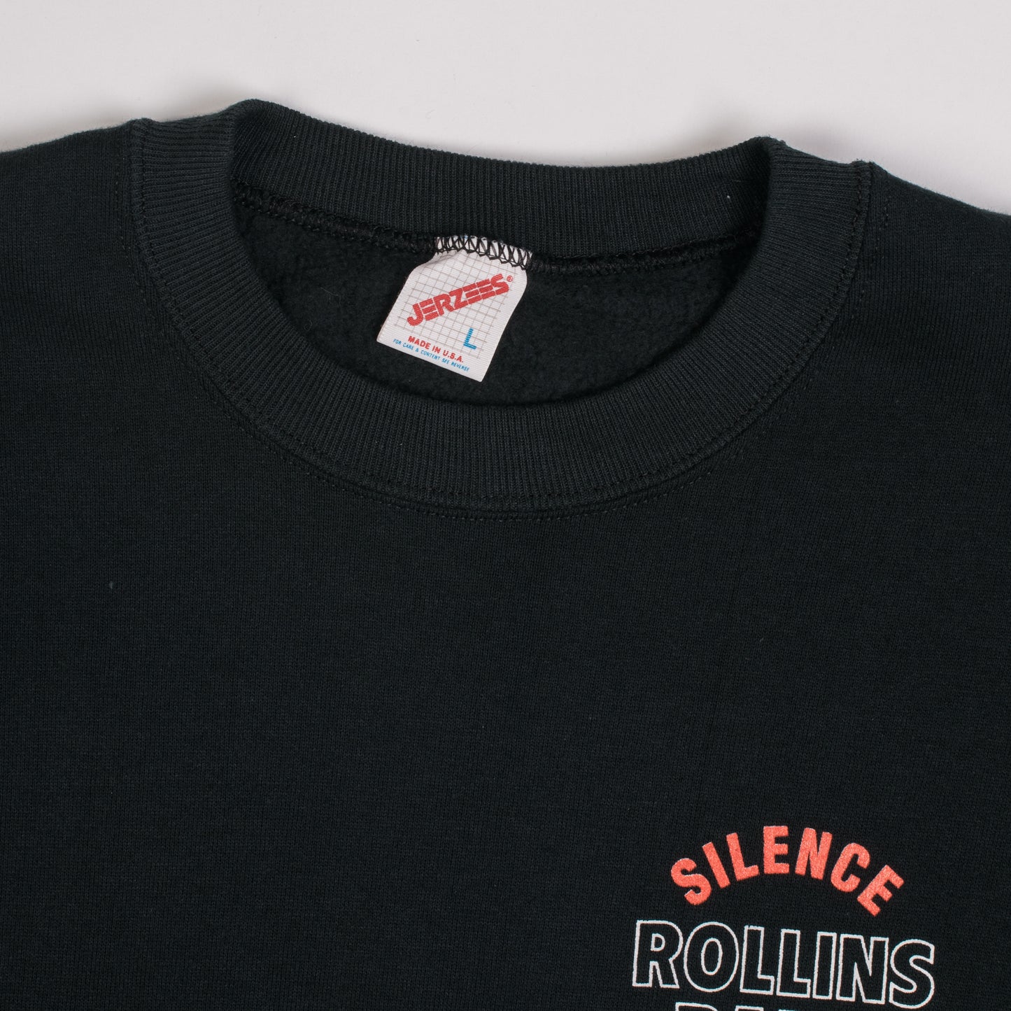 Vintage 1992 Rollins Band Silence Sucks Sweatshirt