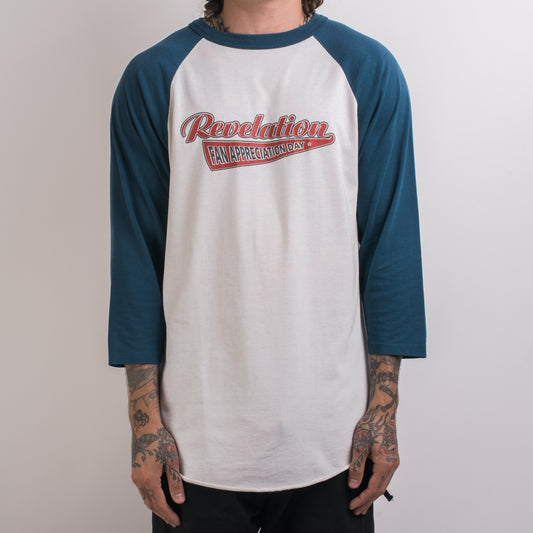 Vintage 1999 Revelation Records Fan Appreciation Day Raglan