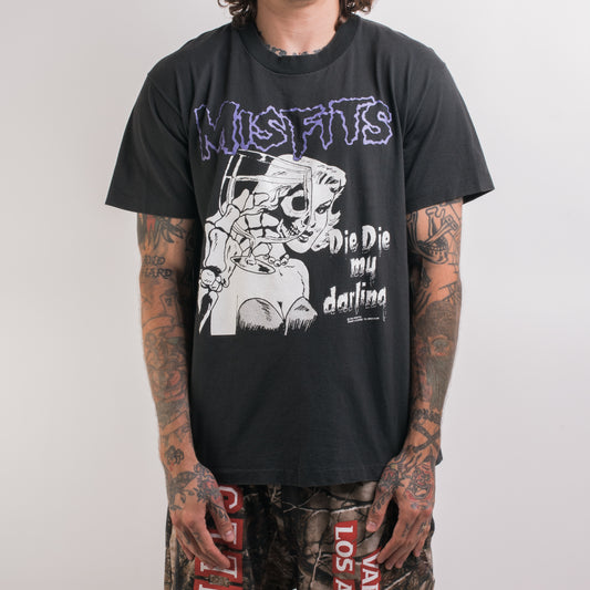 Vintage 1990 Misfits Die Die My Darling T-Shirt