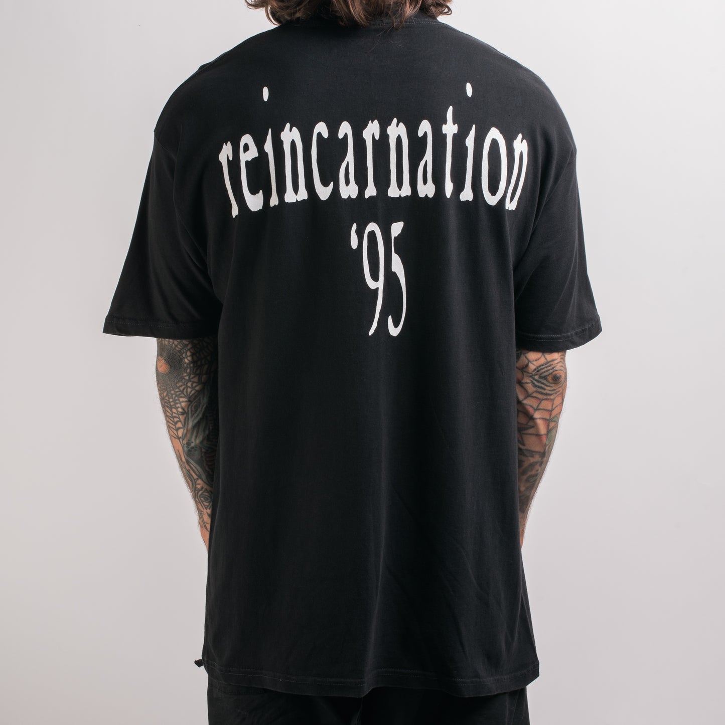 Vintage 1995 White Devil Reincarnation Tour T-Shirt