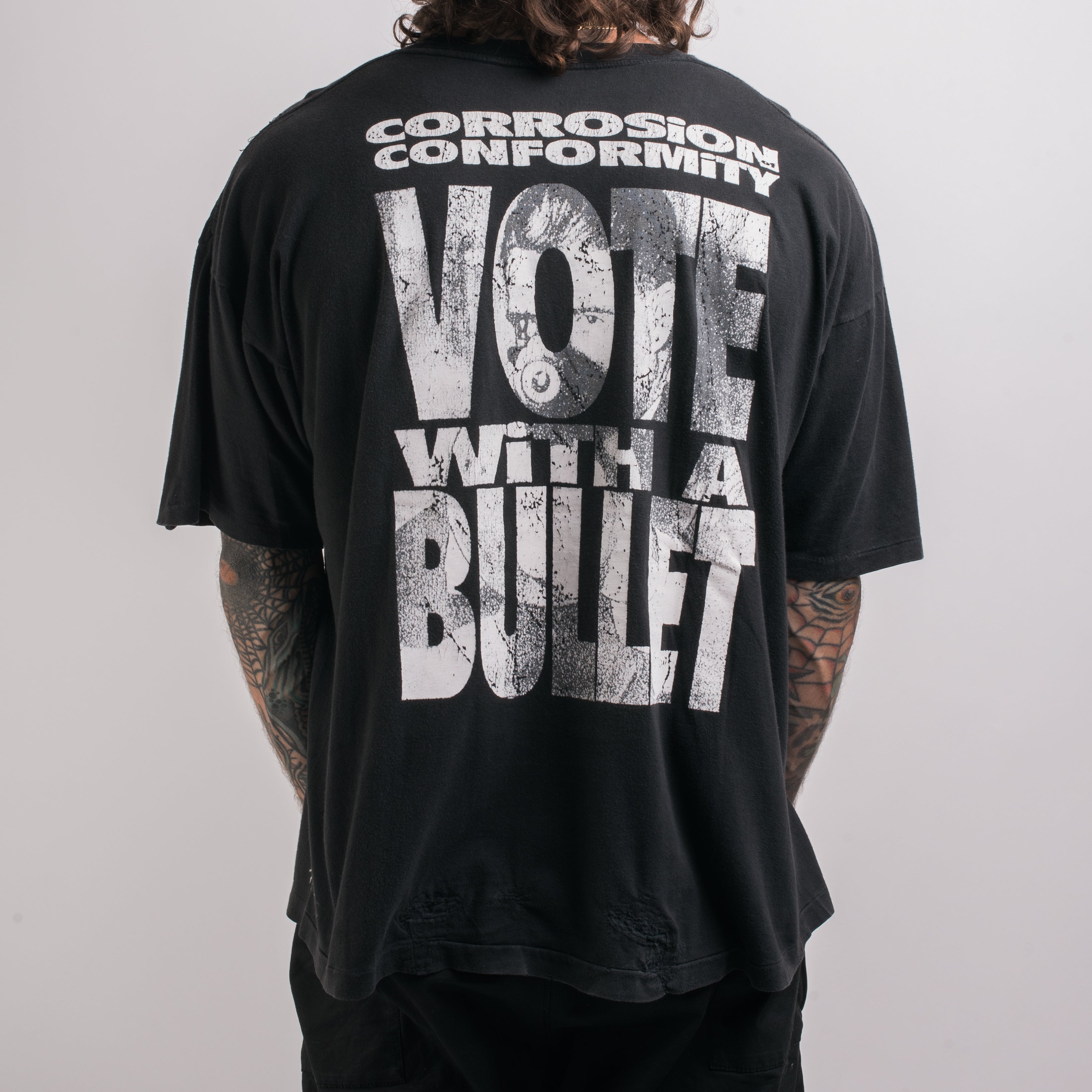 Vintage 90's Corrosion Of Conformity Vote With A Bullet T-Shirt