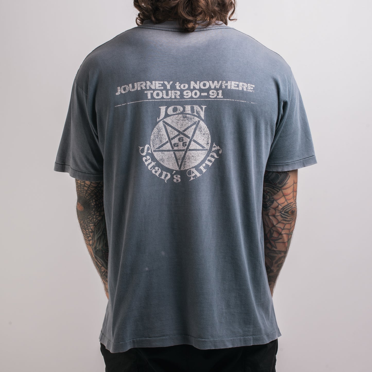 Vintage 1990 God Bullies Journey To Nowhere Tour T-Shirt