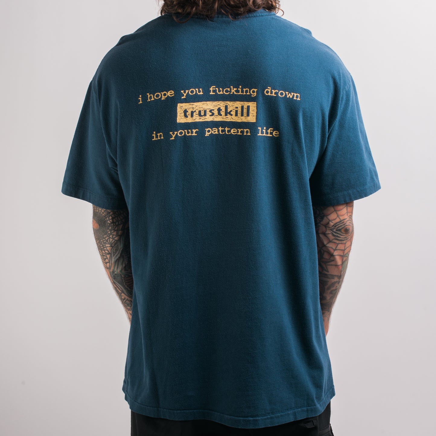 Vintage 90’s Despair Pattern Life T-Shirt