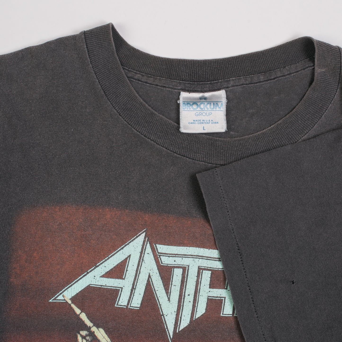 Vintage 1990 Anthrax Persistence Of Time Tour T-Shirt