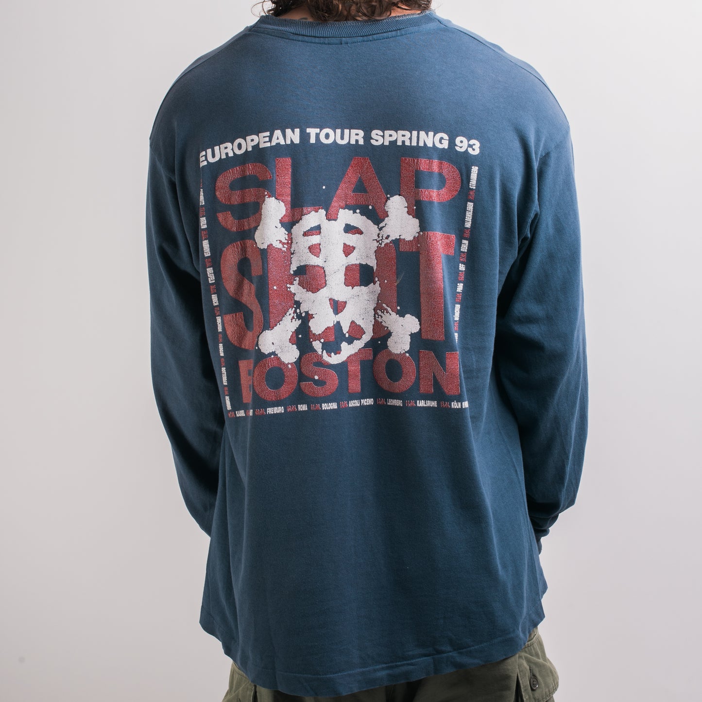 Vintage 1993 Slapshot European Tour Longsleeve