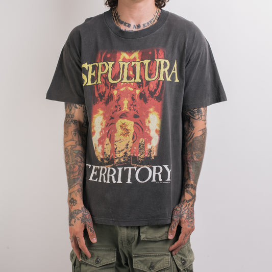 Vintage 1993 Sepultura War For Territory T-Shirt