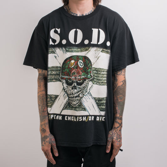 Vintage 90’s SOD Speak English Or Die T-Shirt