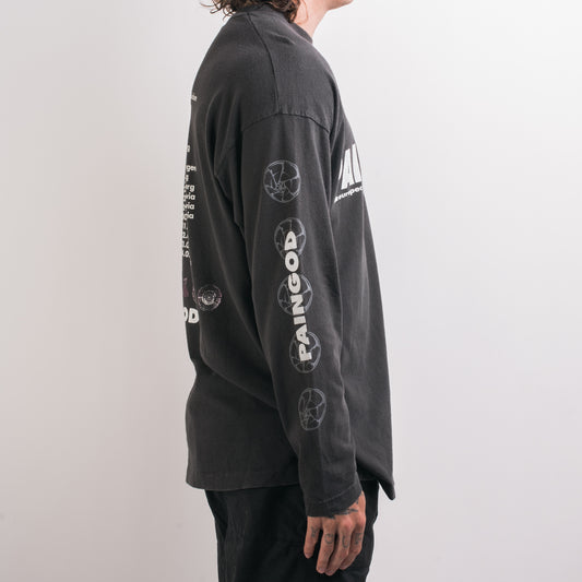 Vintage 1997 Paingod European Tour Longsleeve