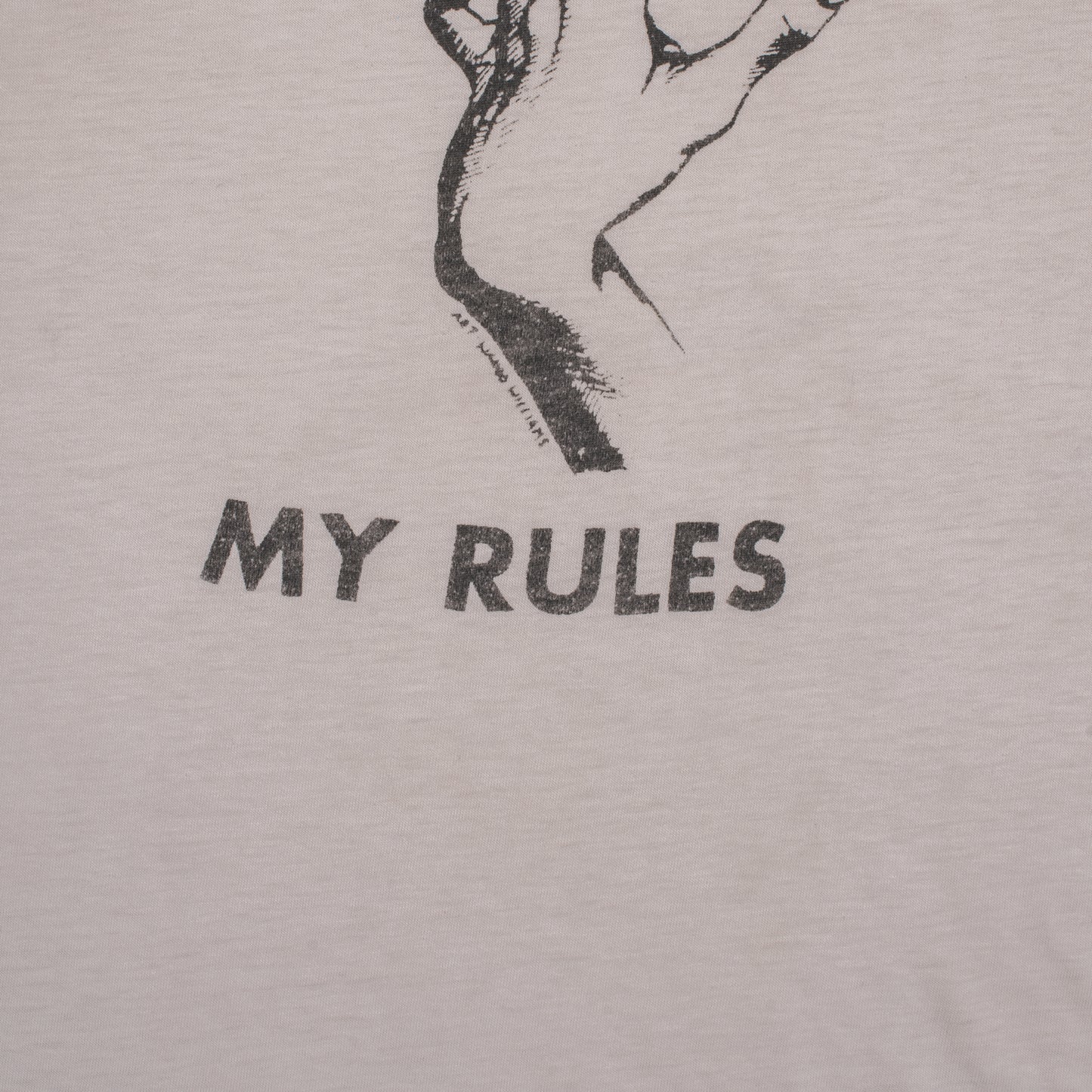 Vintage 80’s Black Flag My Rules T-Shirt