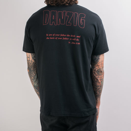 Vintage 1990 Danzig St. John 8:44 T-Shirt