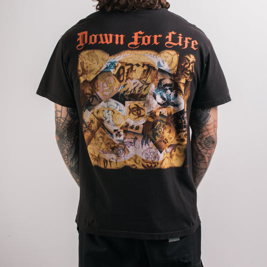 Vintage 90’s Biohazard Down For Life T-Shirt