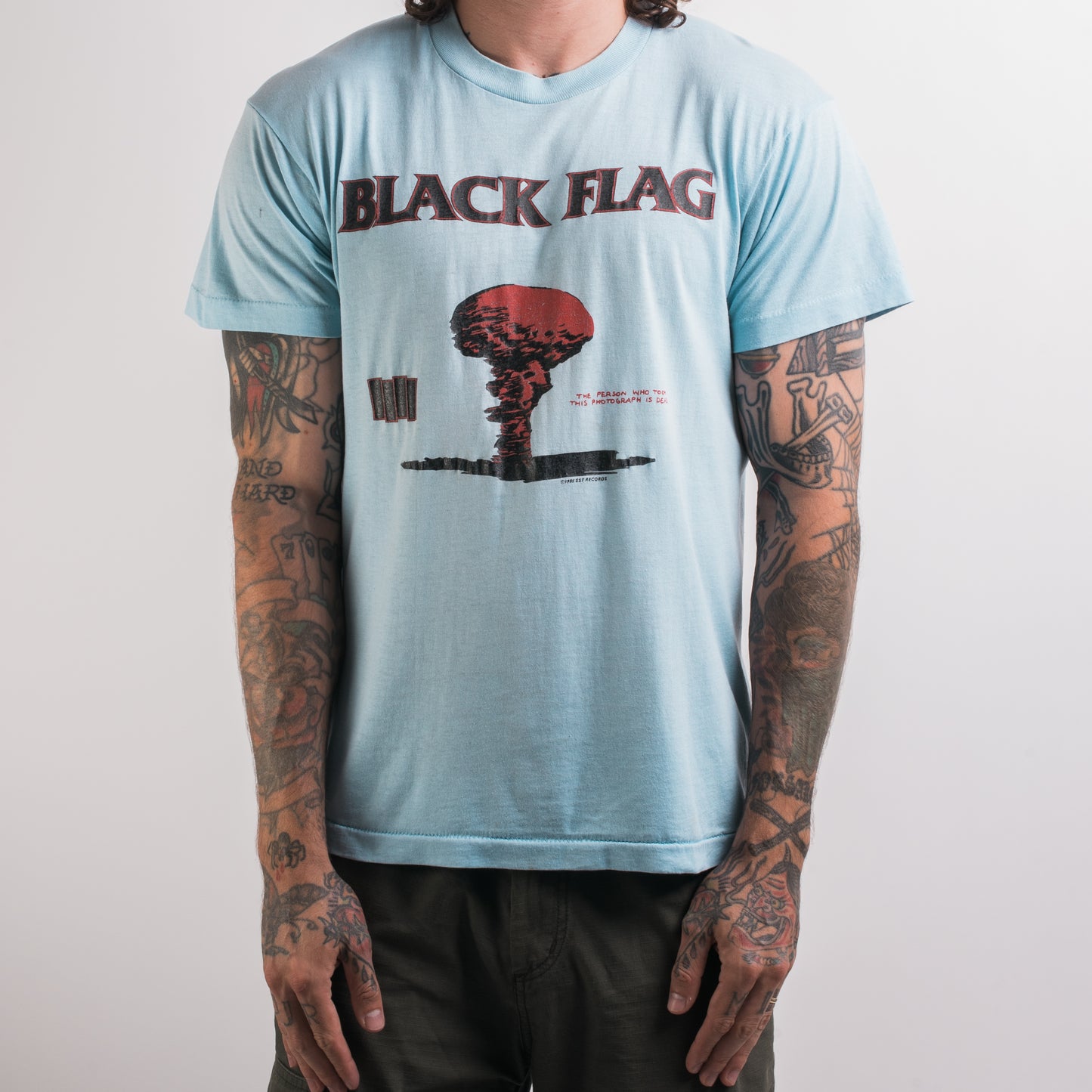 Vintage 1986 Black Flag In My Head Tour T-Shirt