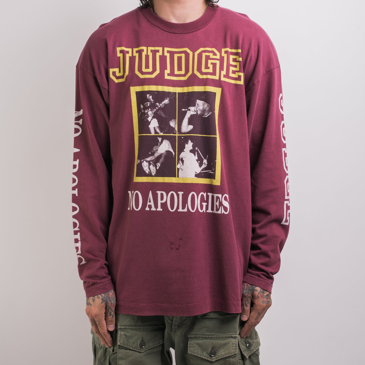 Vintage 90’s Judge No Apologies Longsleeve