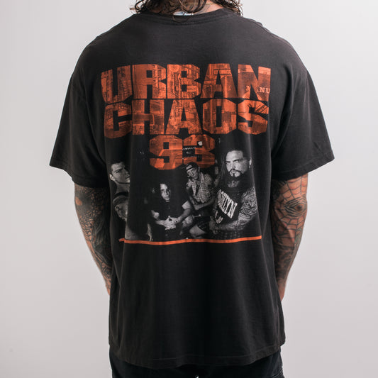 Vintage 1993 Biohazard Urban Chaos T-Shirt