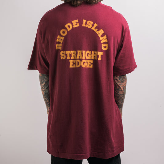 Vintage 90’s 1124 Records Rhode Island Straight Edge T-Shirt