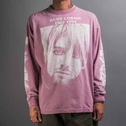 Vintage 90’s Nirvana Kurt Cobain Memorial Longsleeve